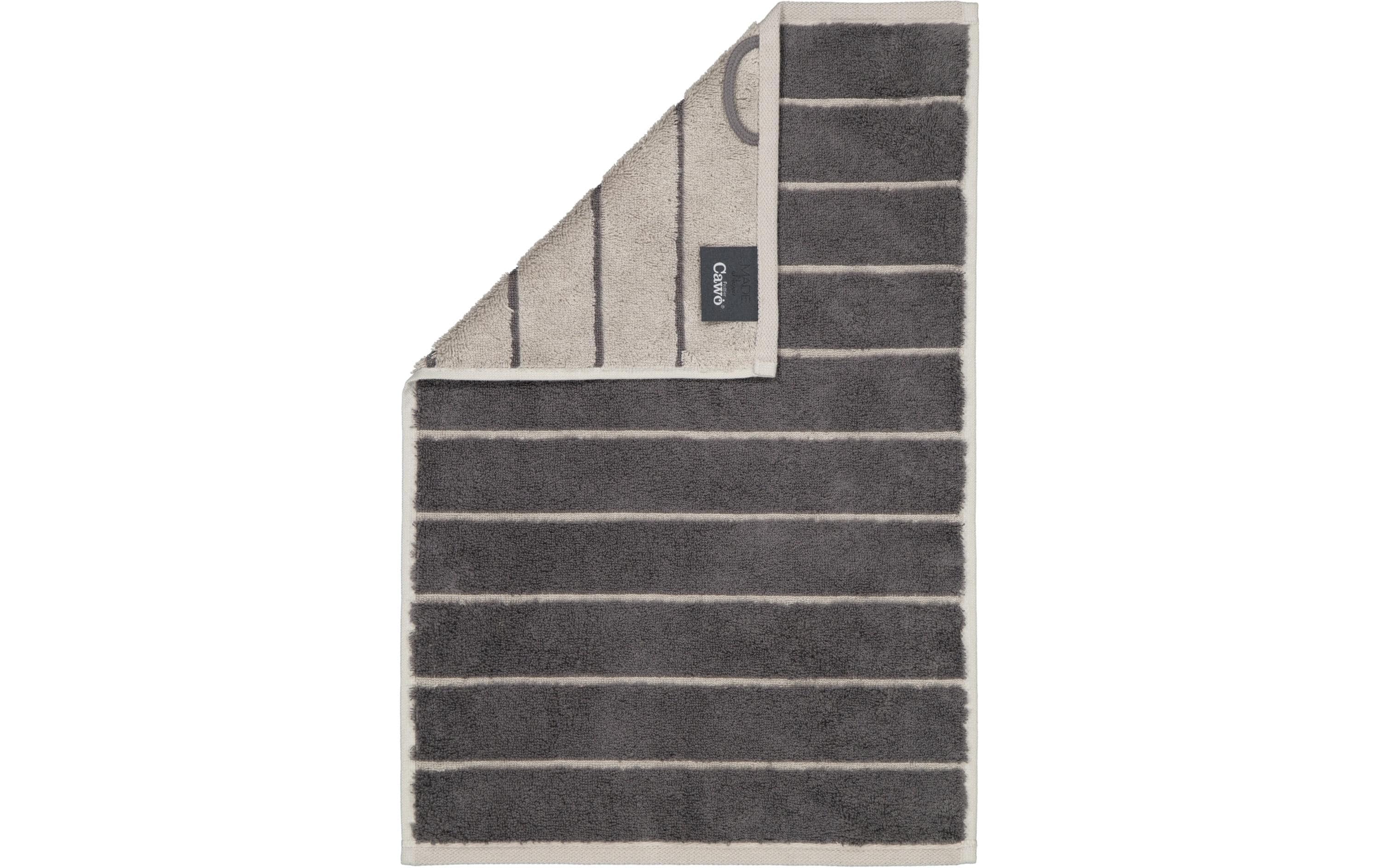 Cawö Gästetuch Balance Doubleface 30 x 50 cm, Anthrazit