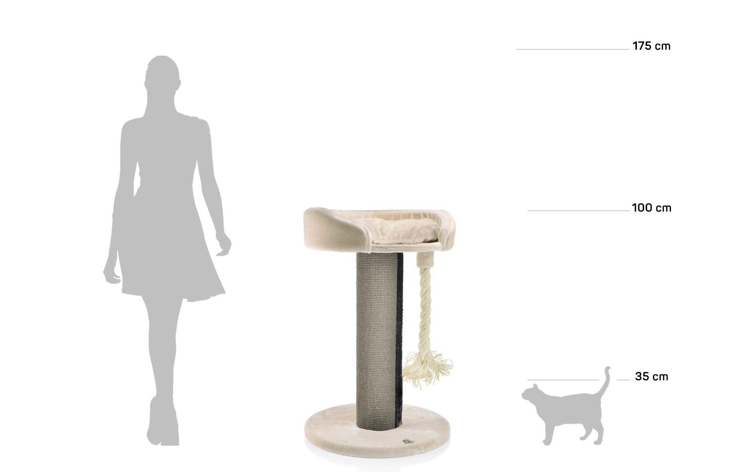 CanadianCat Kratzbaum Lounge Ontario 1, Beige