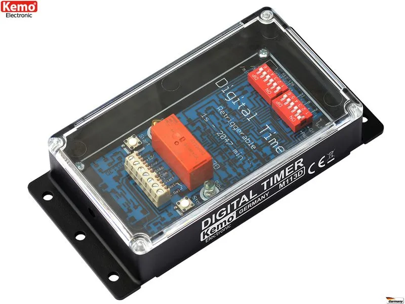 Kemo Zeitschalter M113D Digital, 12 V/DC