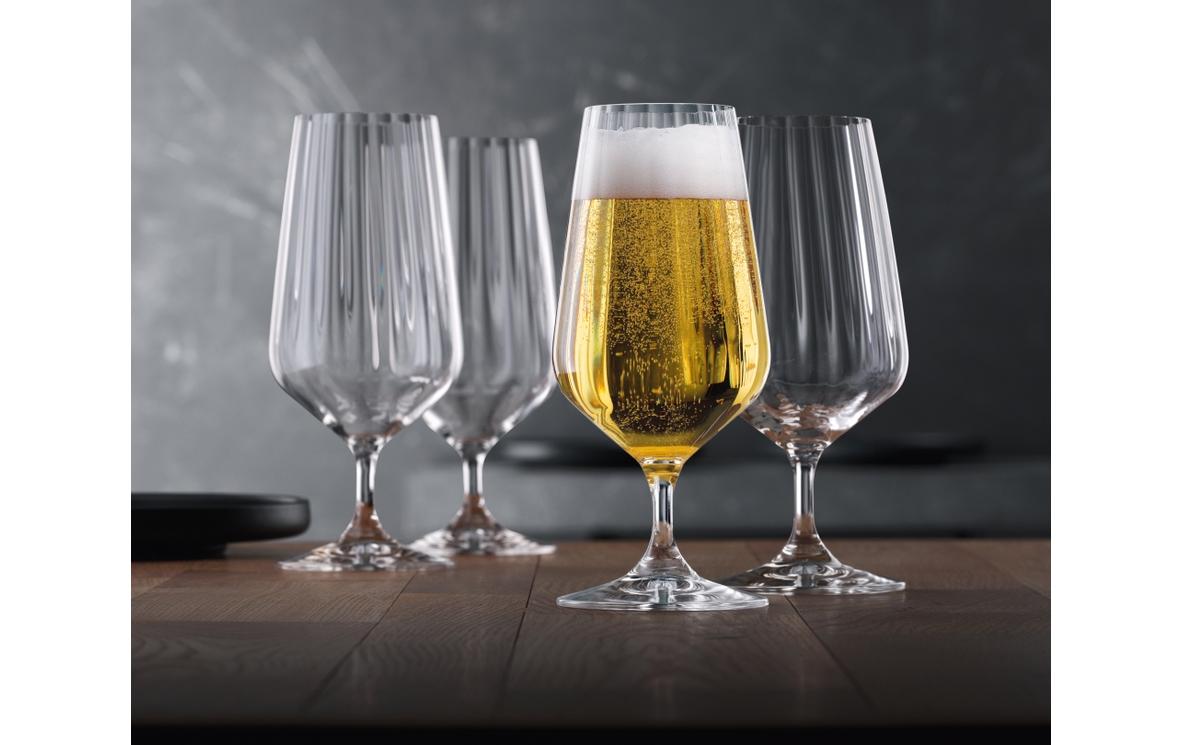Spiegelau Bierglas LifeStyle 440 ml, 4 Stück, Transparent