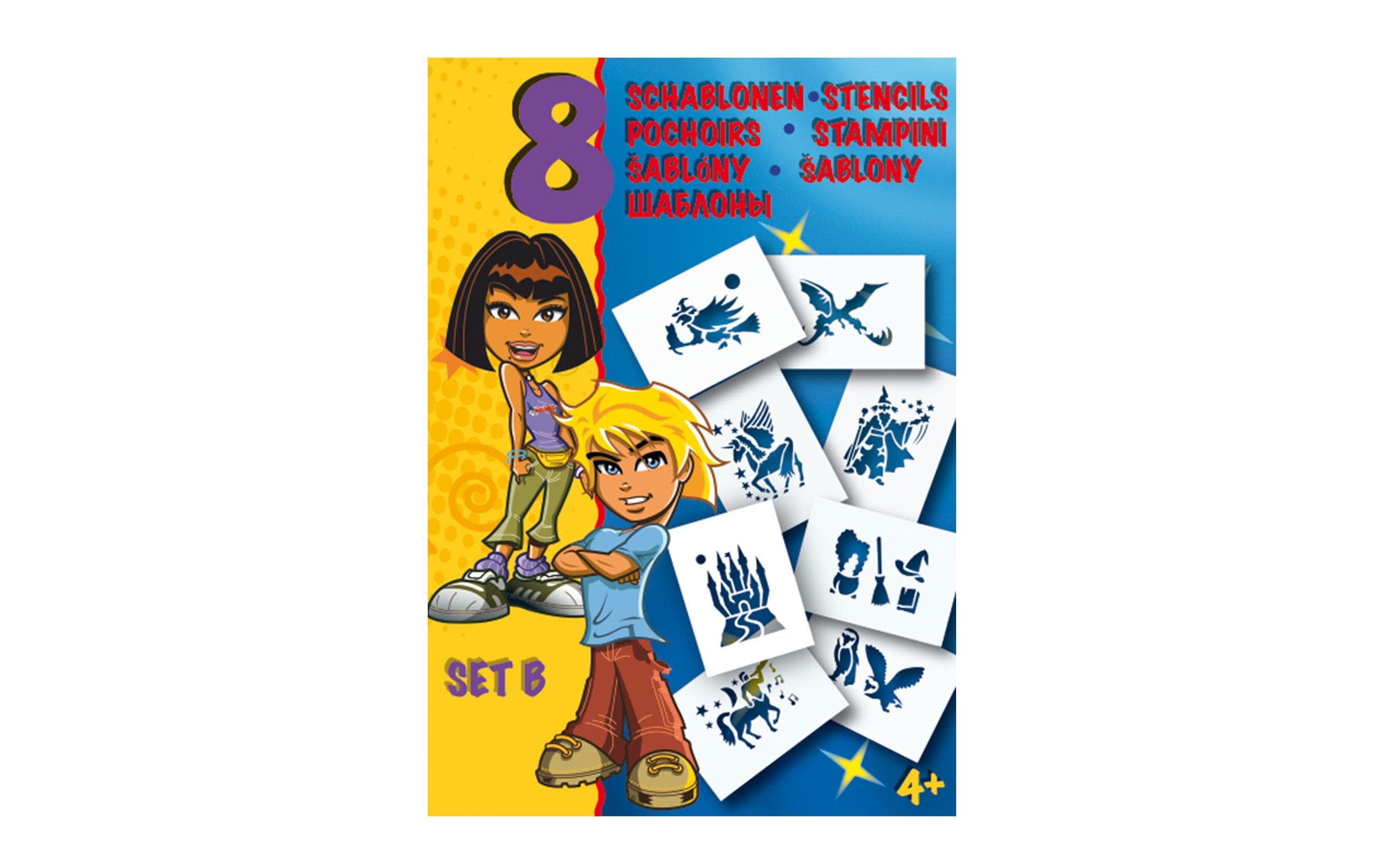 Malinos Schablone A5 Set B Fantasy