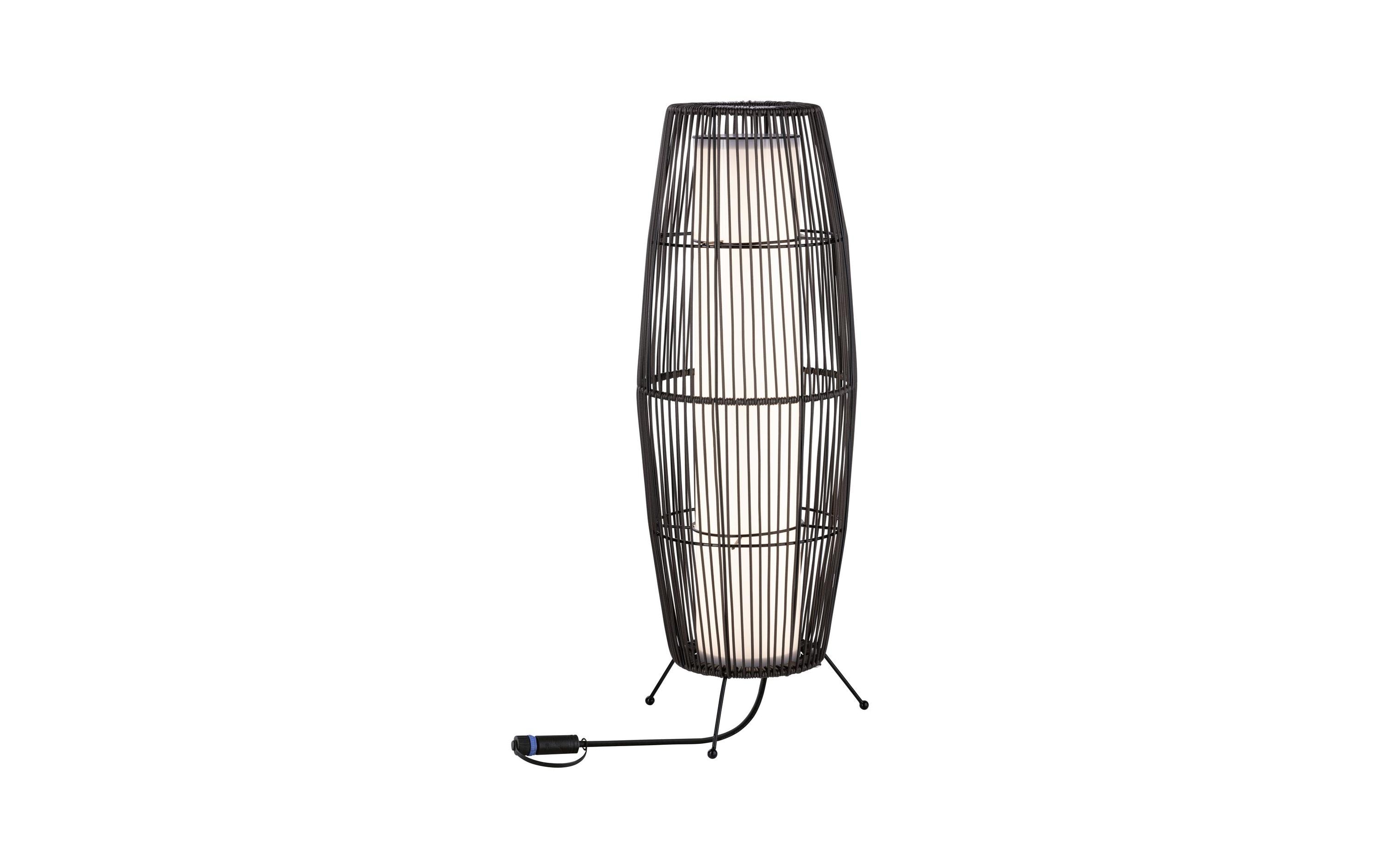 Paulmann Windlicht Plug & Shine Basket 60 cm, Braun