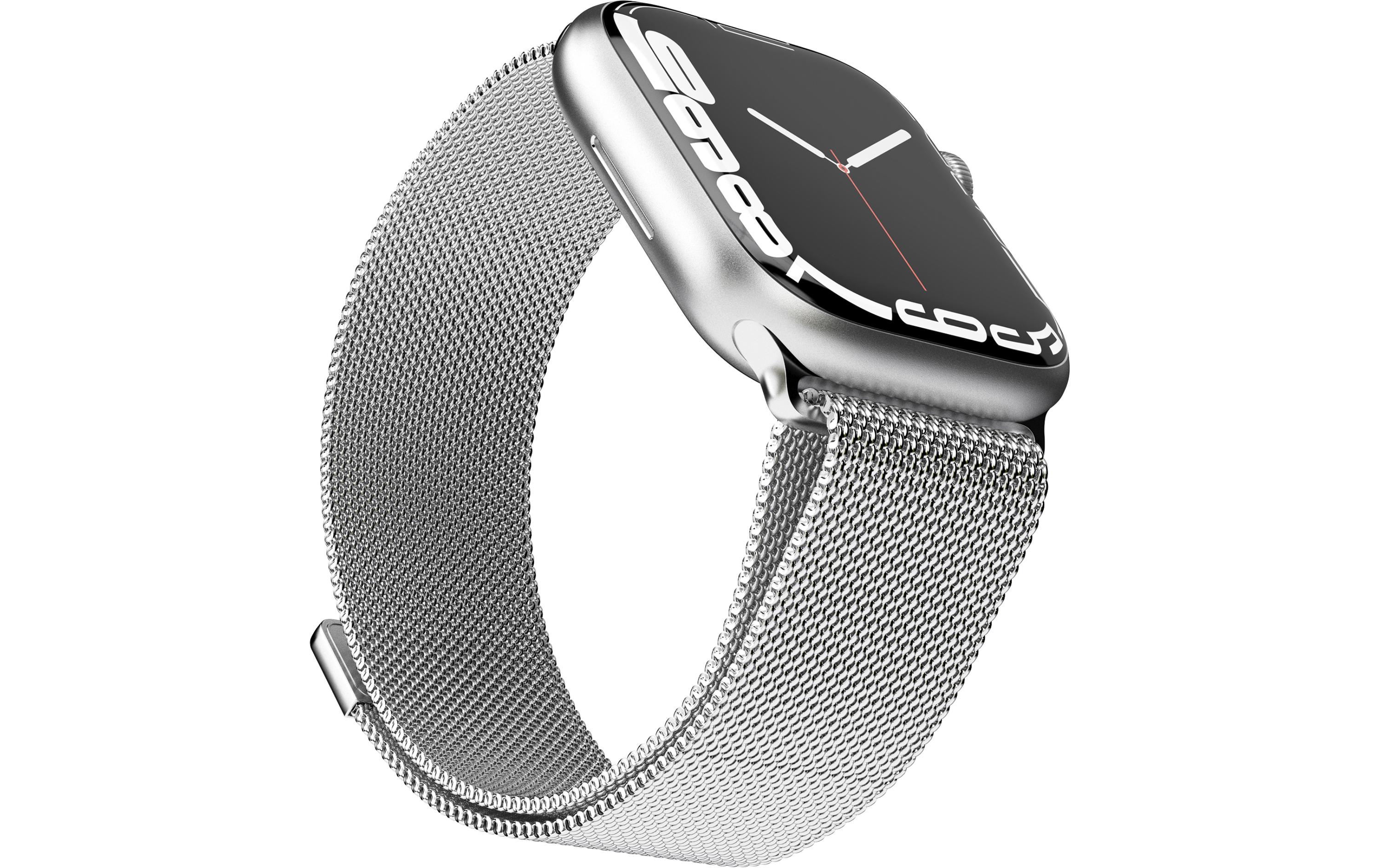 Vonmählen Armband Milanese Loop Apple Watch 42/44/45/49 mm Silver