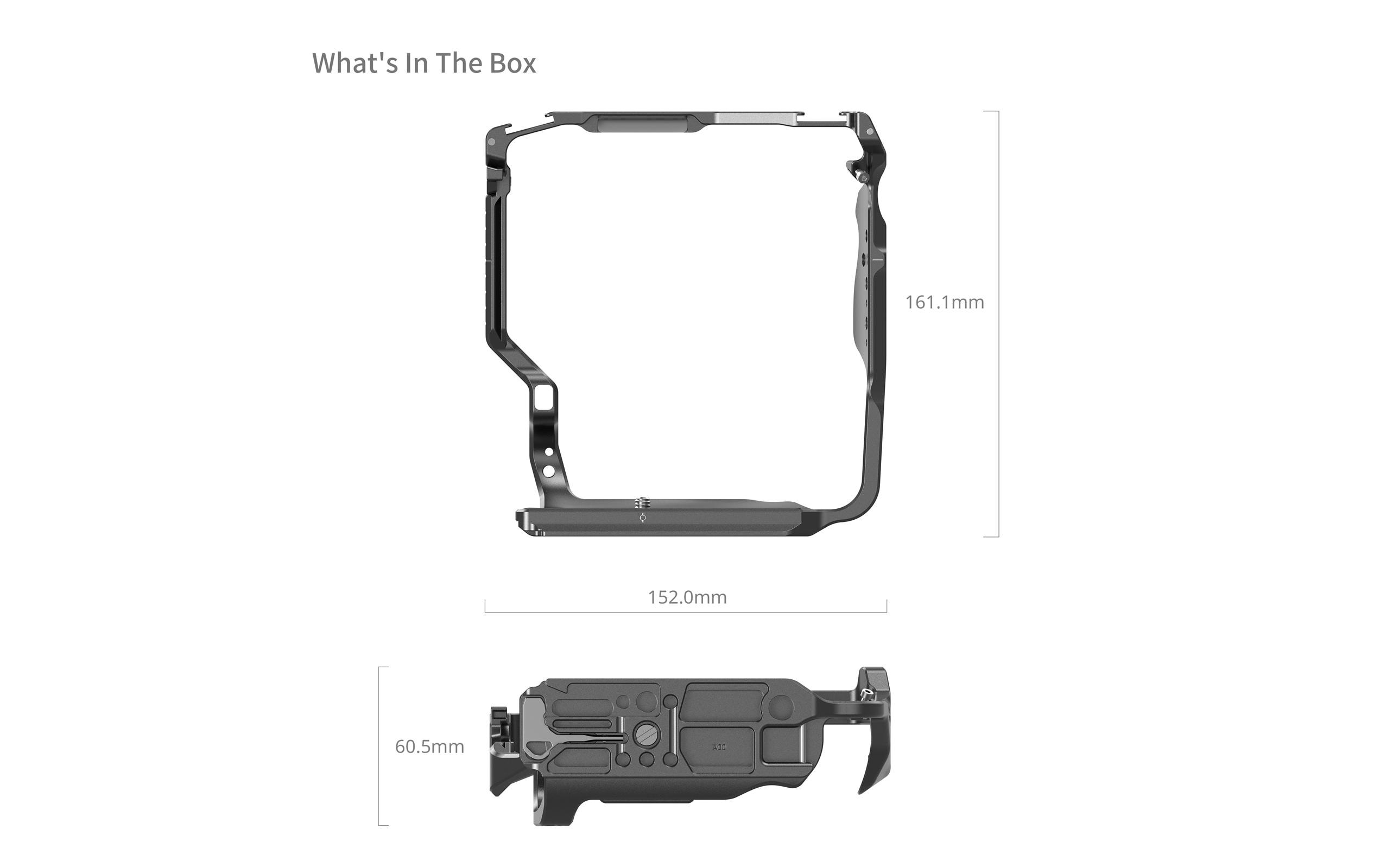 Smallrig 5908 Kamerakäfig für Alpha 1 II und Alpha 9 III