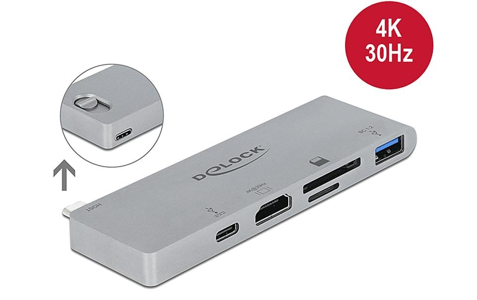 Delock Dockingstation 87745 USB-C – HDMI/SD/USB