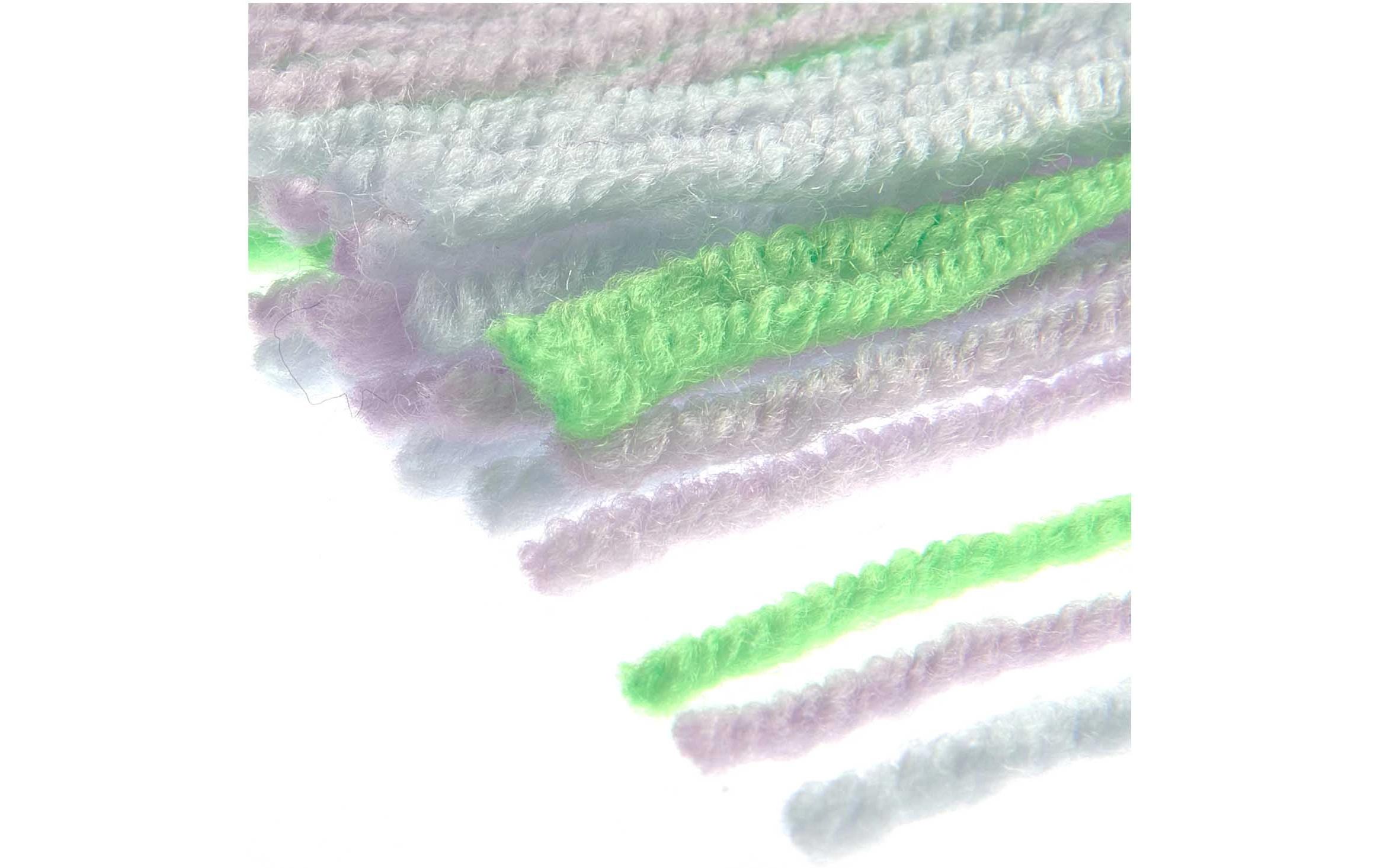 Rico Design Rico Hooki Hooki Knüpfgarn, marmoriert Hellblau