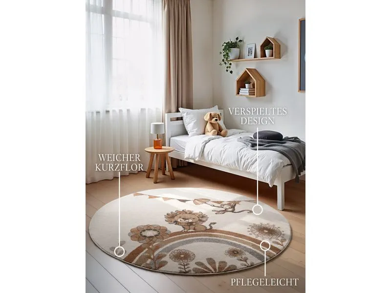 Villeroy & Boch Dekoteppich Roar like a Lion Creme Villeroy & Boch Dekoteppich Roar like a Lion Creme