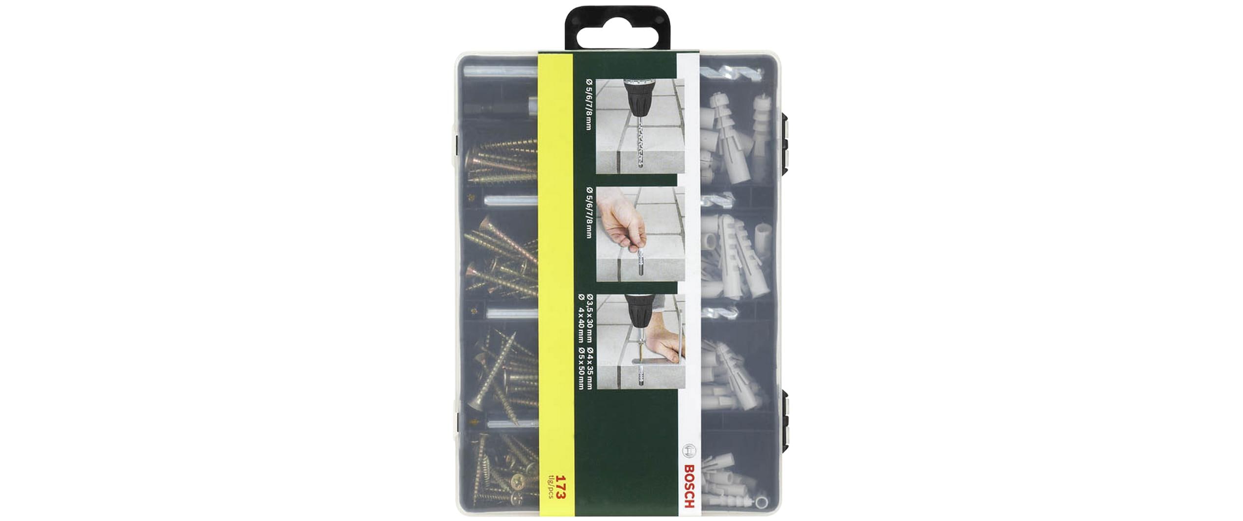 Bosch Befestigungs-Set 173-teilig