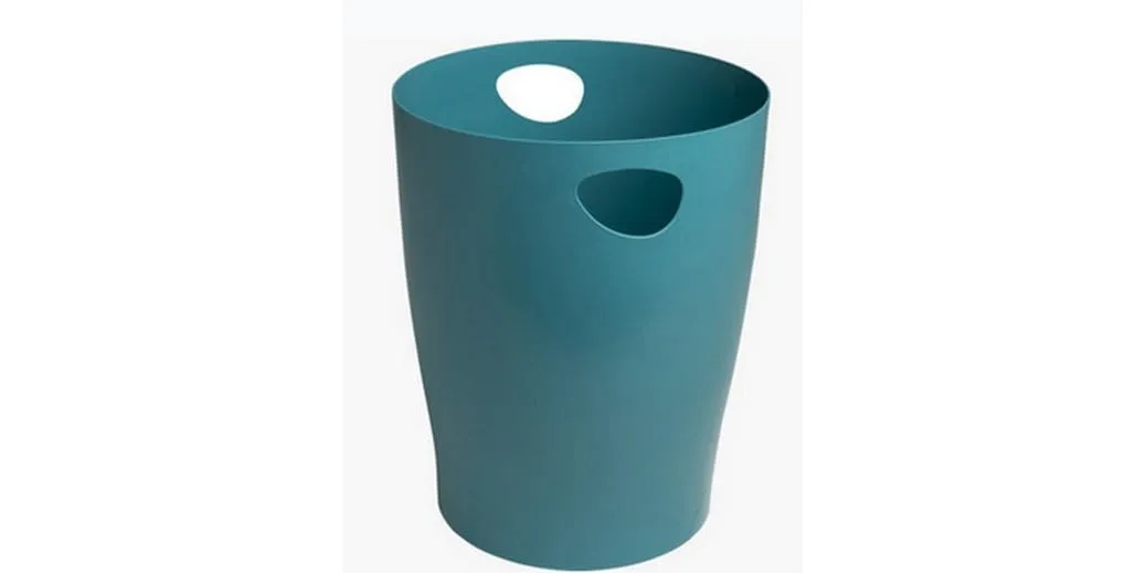 Exacompta Papierkorb Ecobin Skandi 15 L, Pazifikblau Exacompta Papierkorb Ecobin Skandi 15 L, Pazifikblau