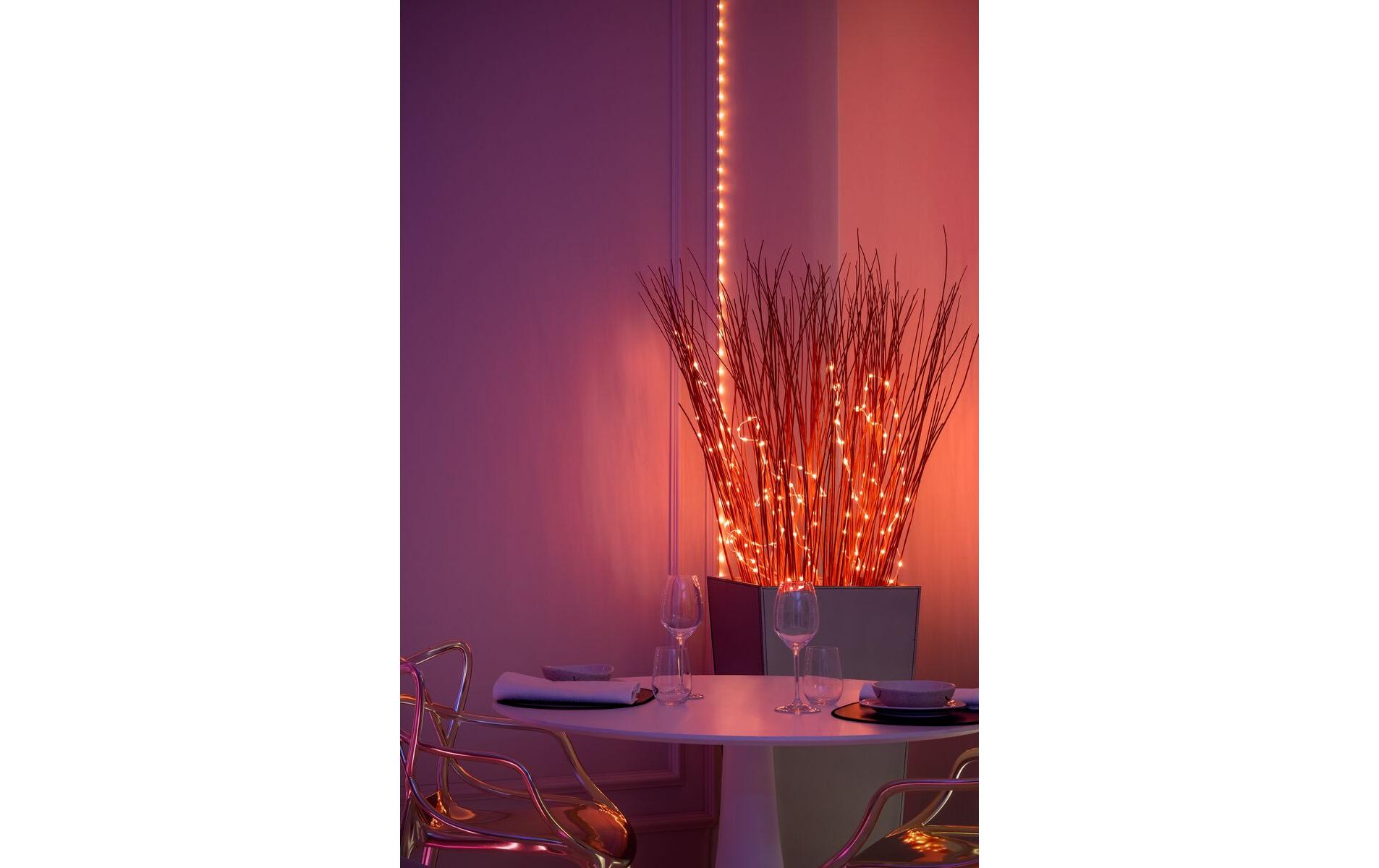 Twinkly LED Stripe Dots, 60 LEDs, 3 m, RGB, Schwarz