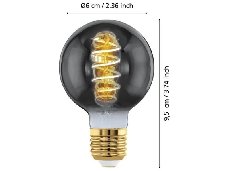 EGLO Leuchten Lampe 4 W E27 Warmweiss