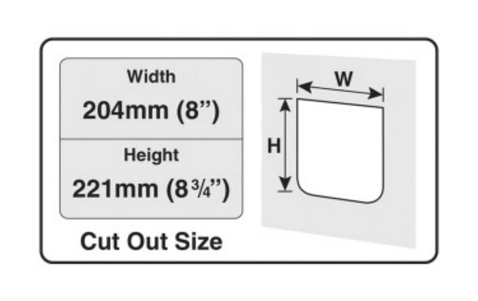 Cat Mate Freilauftür 4-Wege XL Weiss