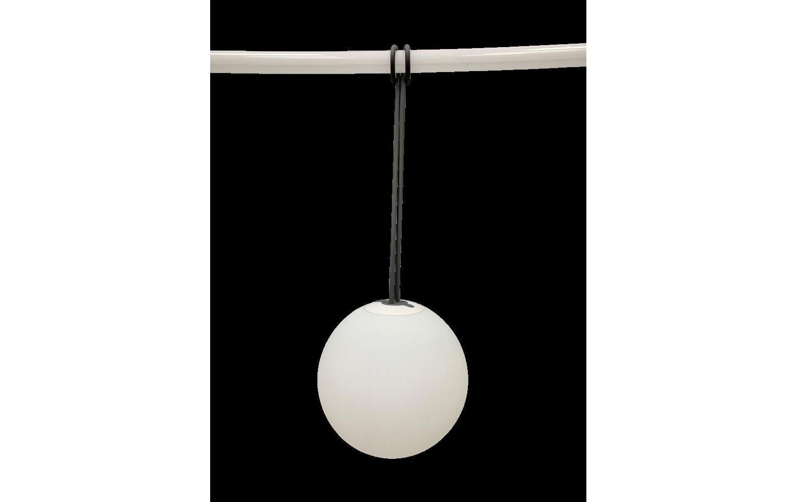 Dameco LED Hängelampe Outdoor weiss D20 cm,3000 Kelvin, 80 lm, 4W