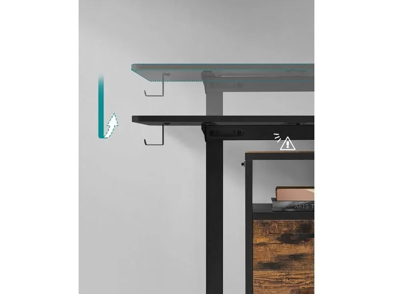 Songmics Stehtisch 140 x 60 cm, höhenverstellbar Songmics Stehtisch 140 x 60 cm, höhenverstellbar