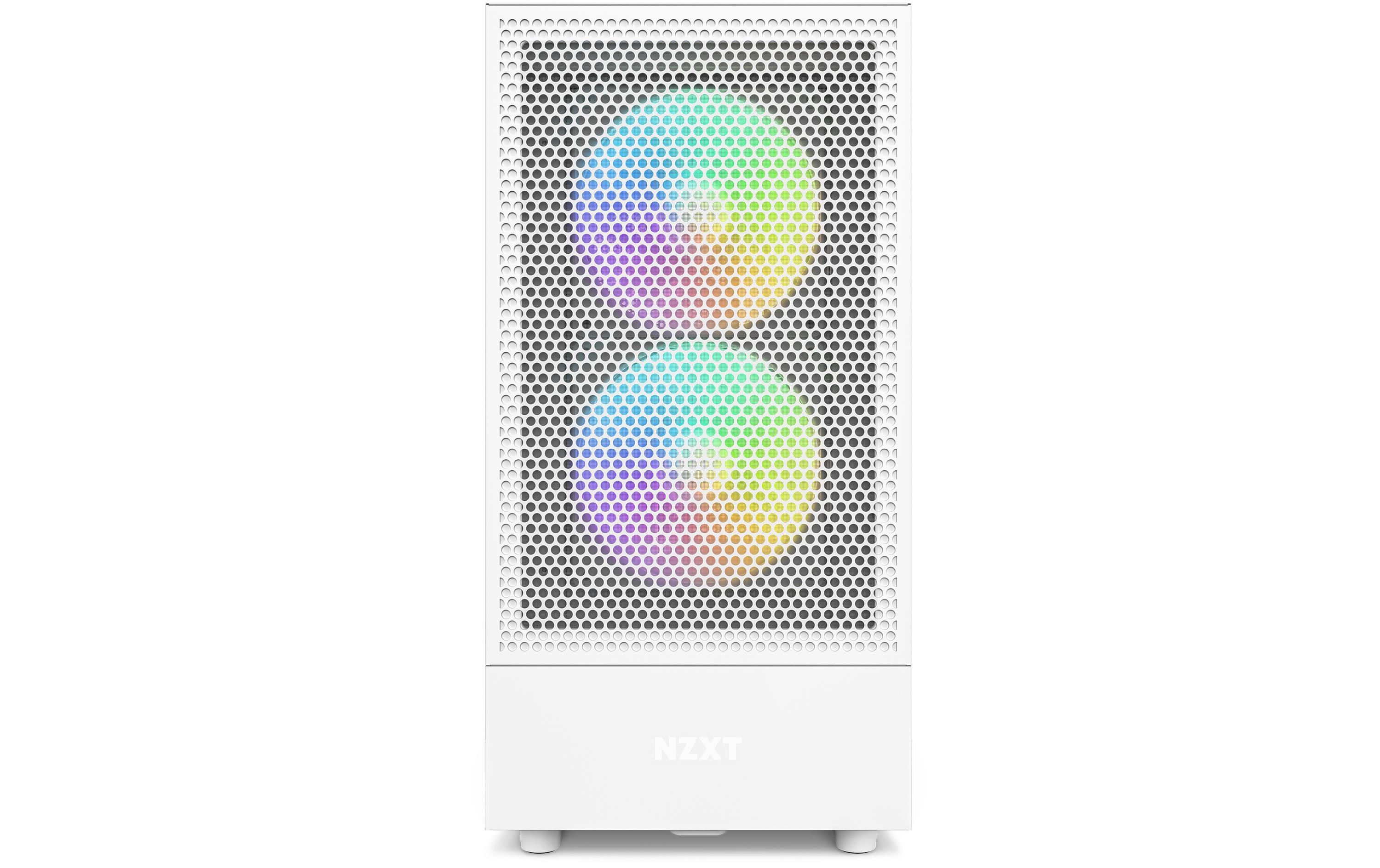 NZXT PC-Gehäuse H5 Flow RGB Weiss matt