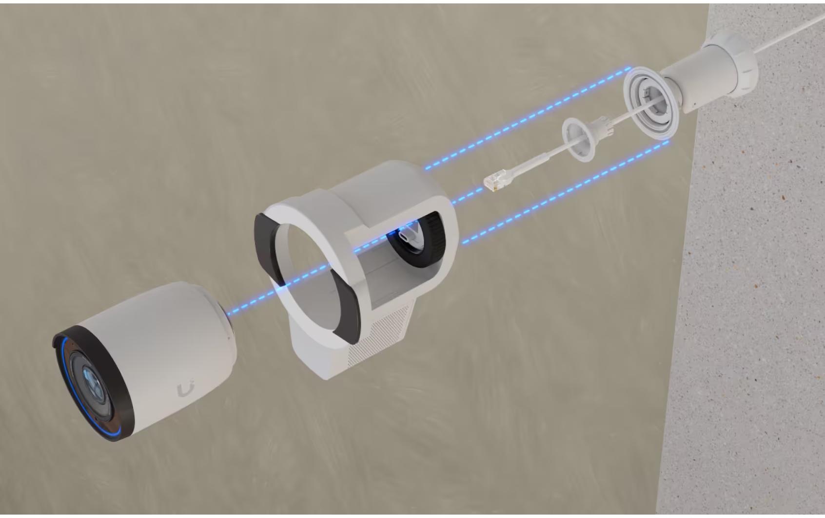 Ubiquiti Hybrid Strahler Pro Bullet Enhancer Weiss