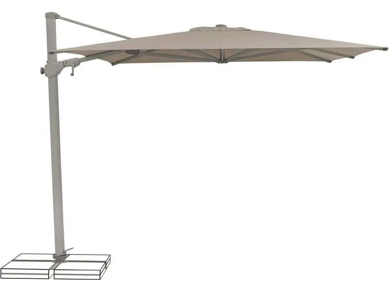 Suncomfort by Glatz Sonnenschirm Varioflex Light Taupe