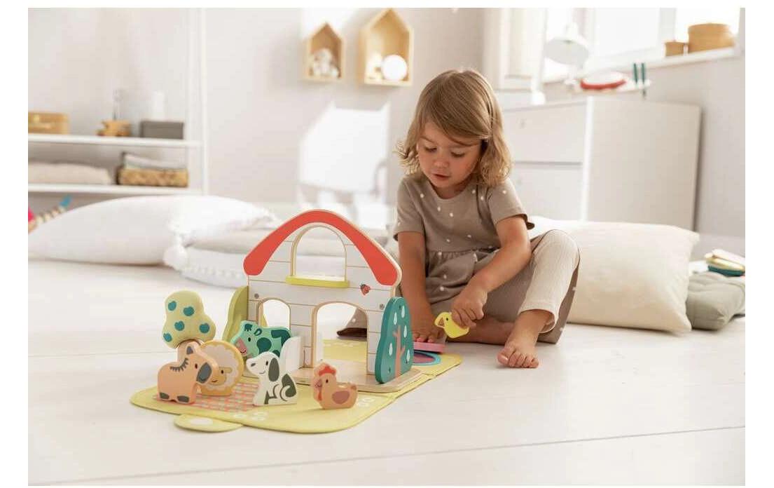 Hape Beschäftigungsspielzeug Farm House Faith