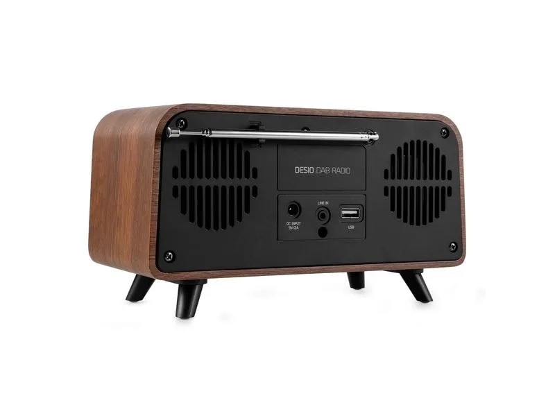 Audizio Desio-DWD Retro DAB+ Radio, Stereo, BT, darkwood Dunkelbraun Audizio Desio-DWD Retro DAB+ Radio, Stereo, BT, darkwood Dunkelbraun