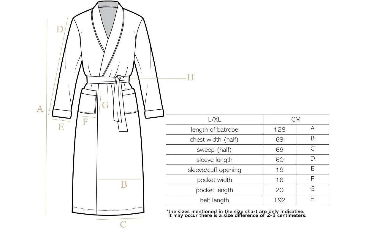 Tiseco Bademantel Cosy L/XL, Braun