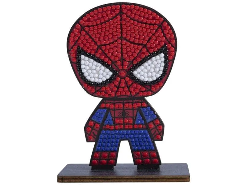 CRAFT Buddy Bastelset Crystal Art Buddies Spiderman Figur CRAFT Buddy Bastelset Crystal Art Buddies Spiderman Figur