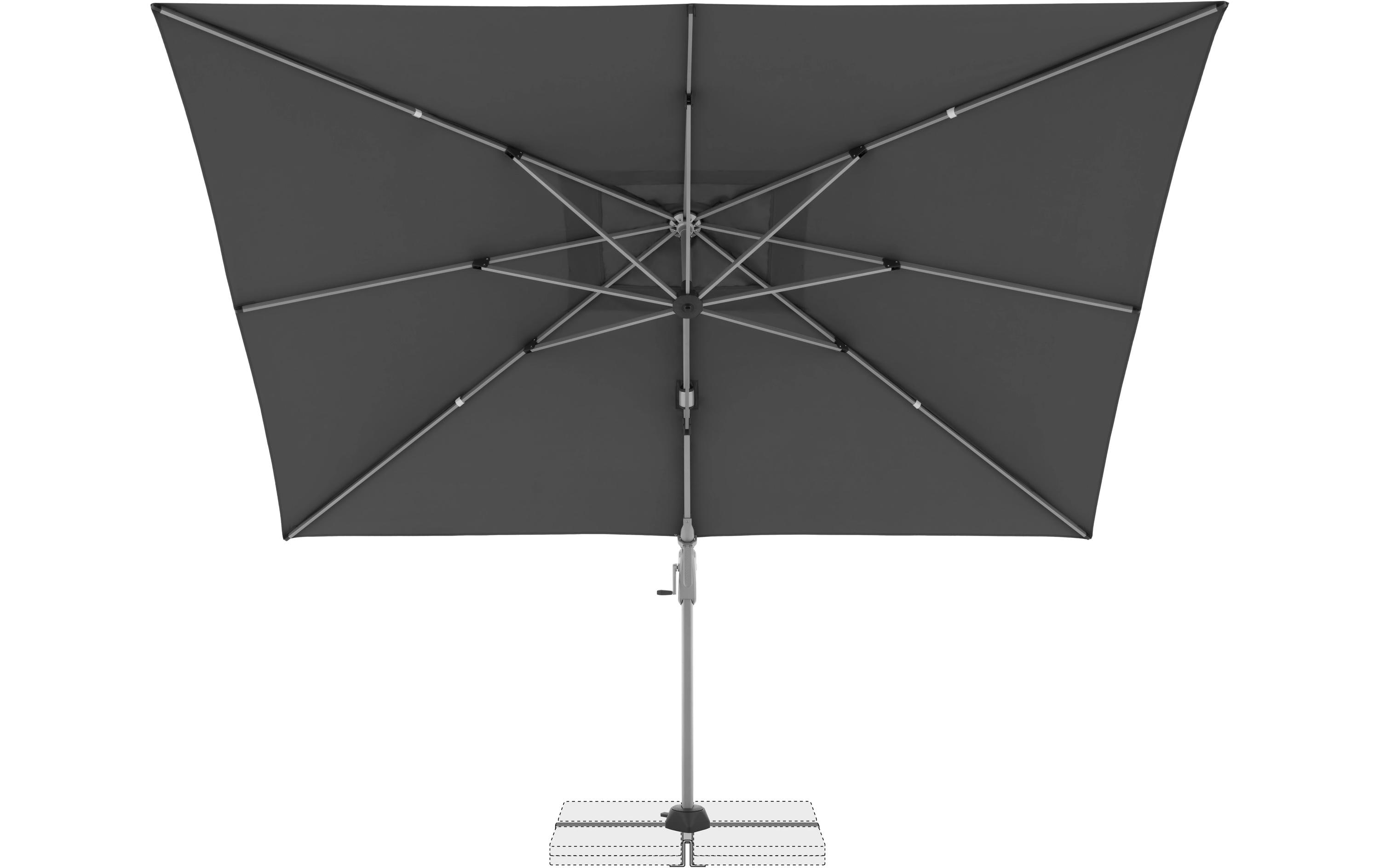 Doppler Sonnenschirm Active II 350 x 260 - Anthrazit
