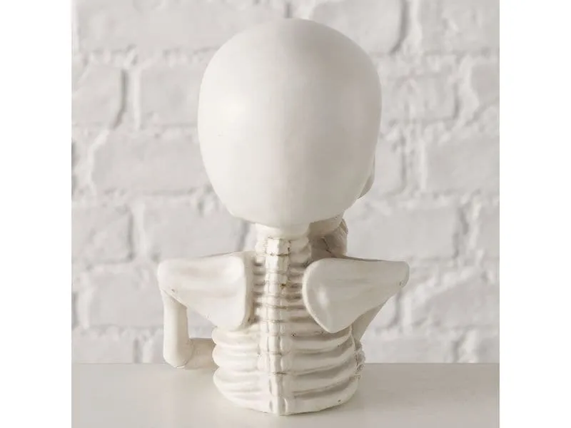 Boltze Aufsteller Skull 17 cm, Weiss Boltze Aufsteller Skull 17 cm, Weiss