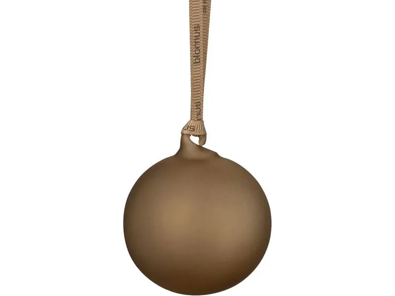 Blomus Weihnachtsschmuck Glaskugeln Rostbraun
