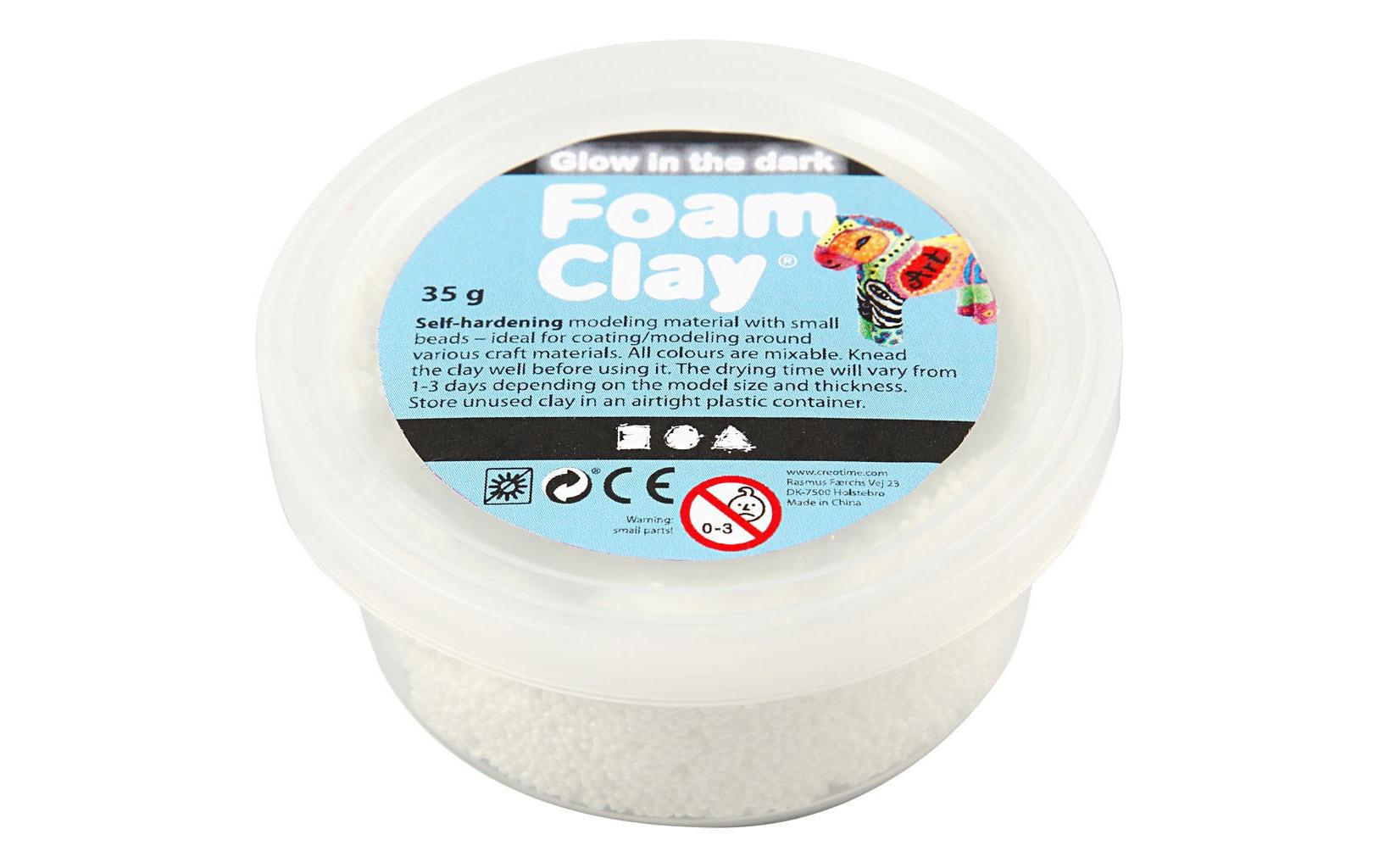 Creativ Company Modelliermasse Foam Clay 35 g Fluoreszierend Weiss Creativ Company Modelliermasse Foam Clay 35 g Fluoreszierend Weiss