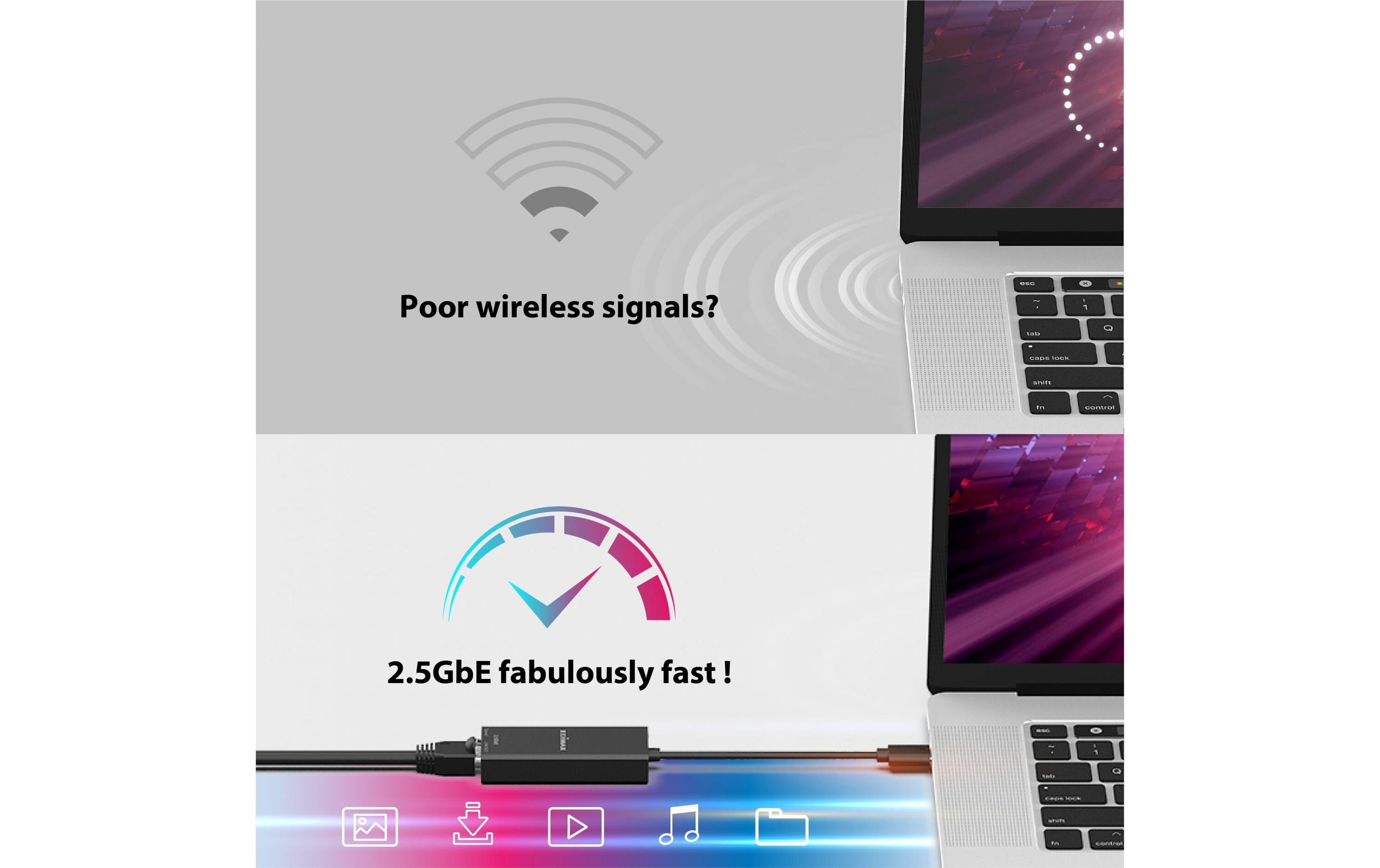 Edimax Netzwerk-Adapter EU-4307 V2 USB 3.1 Typ-C