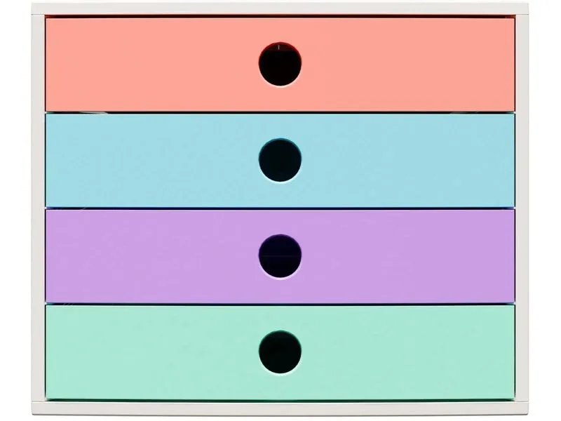 Exacompta Filibox A4+ Candy Tidy 4 Schubladen DIN A4+ Kunststoff Exacompta Filibox A4+ Candy Tidy 4 Schubladen DIN A4+ Kunststoff