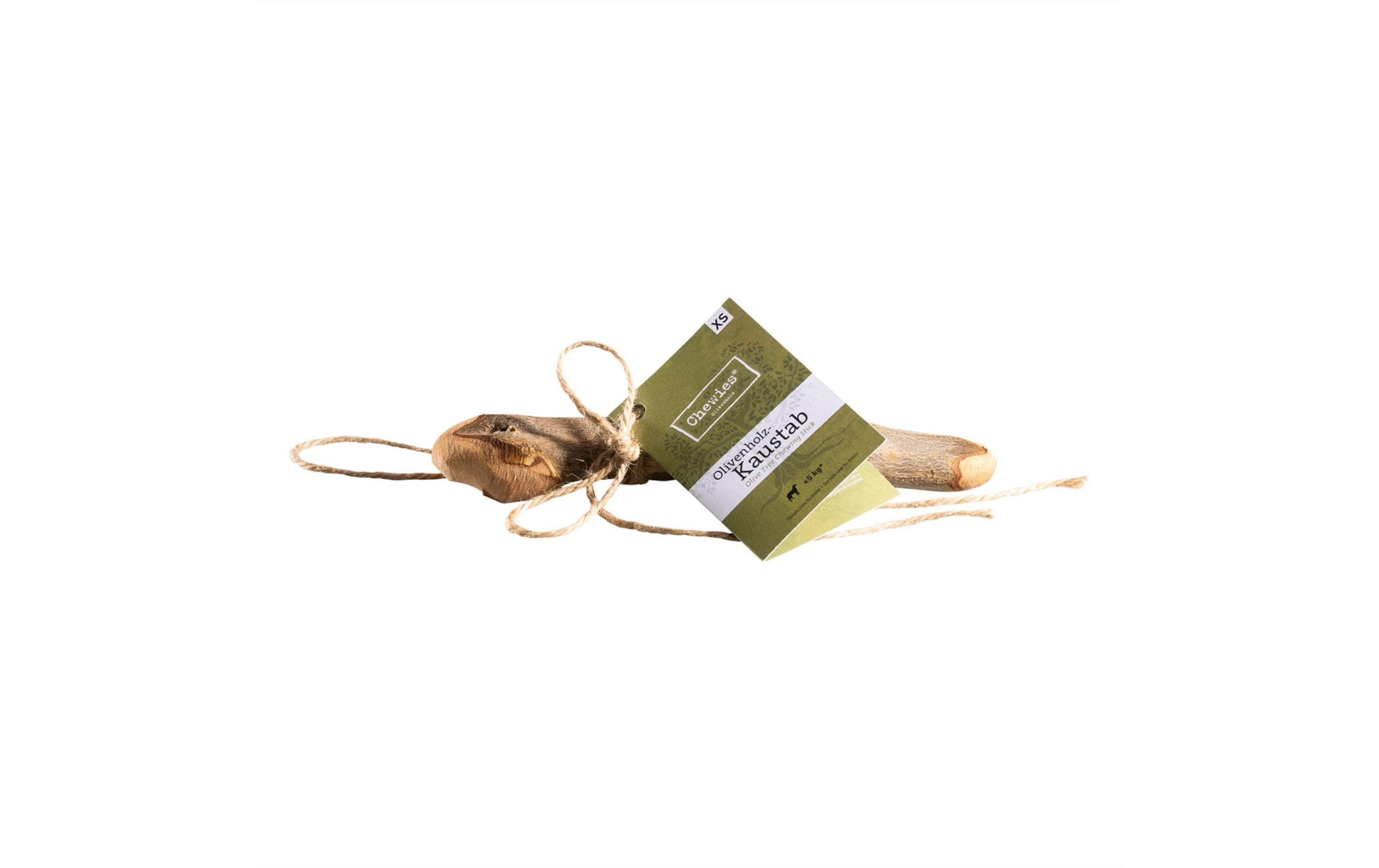 Chewies Olivenholz-Kaustab XS