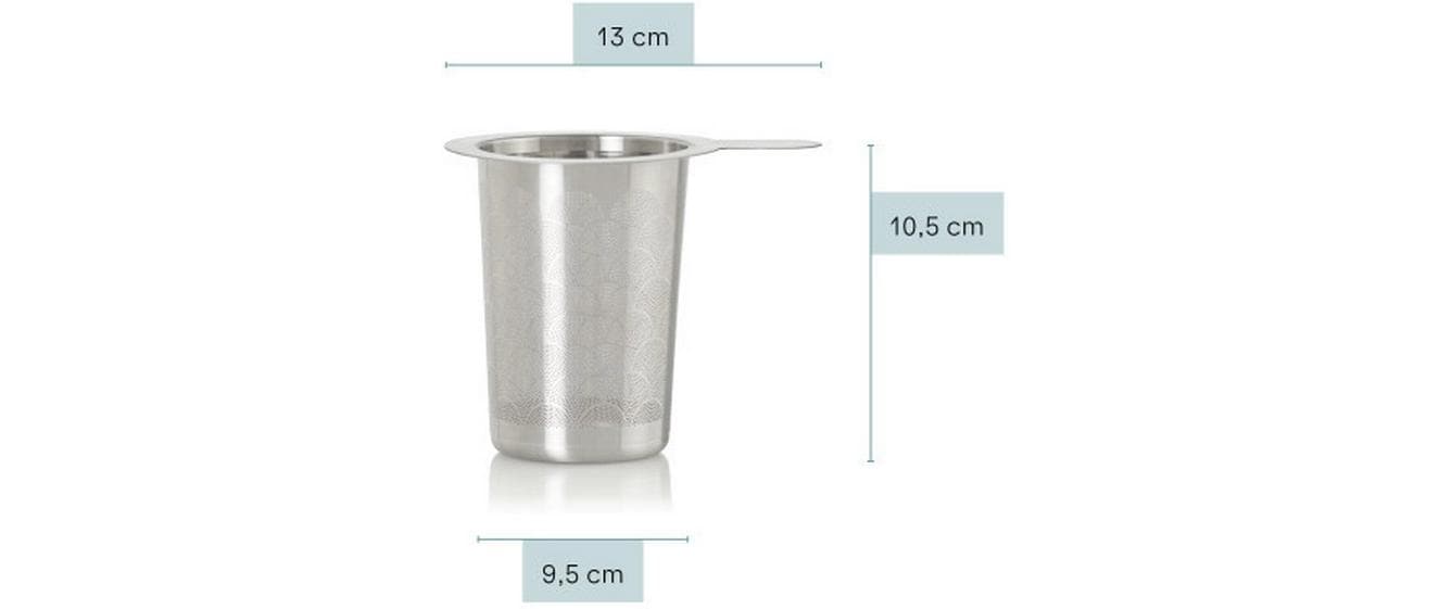 AdHoc Teefilter-System Fusion Edelstahl, mit Griff, 350 ml