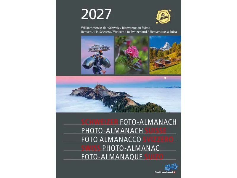 Calendaria Schweizer Foto-Almanach Geschäftsagenda, A5, 2027 Calendaria Schweizer Foto-Almanach Geschäftsagenda, A5, 2027