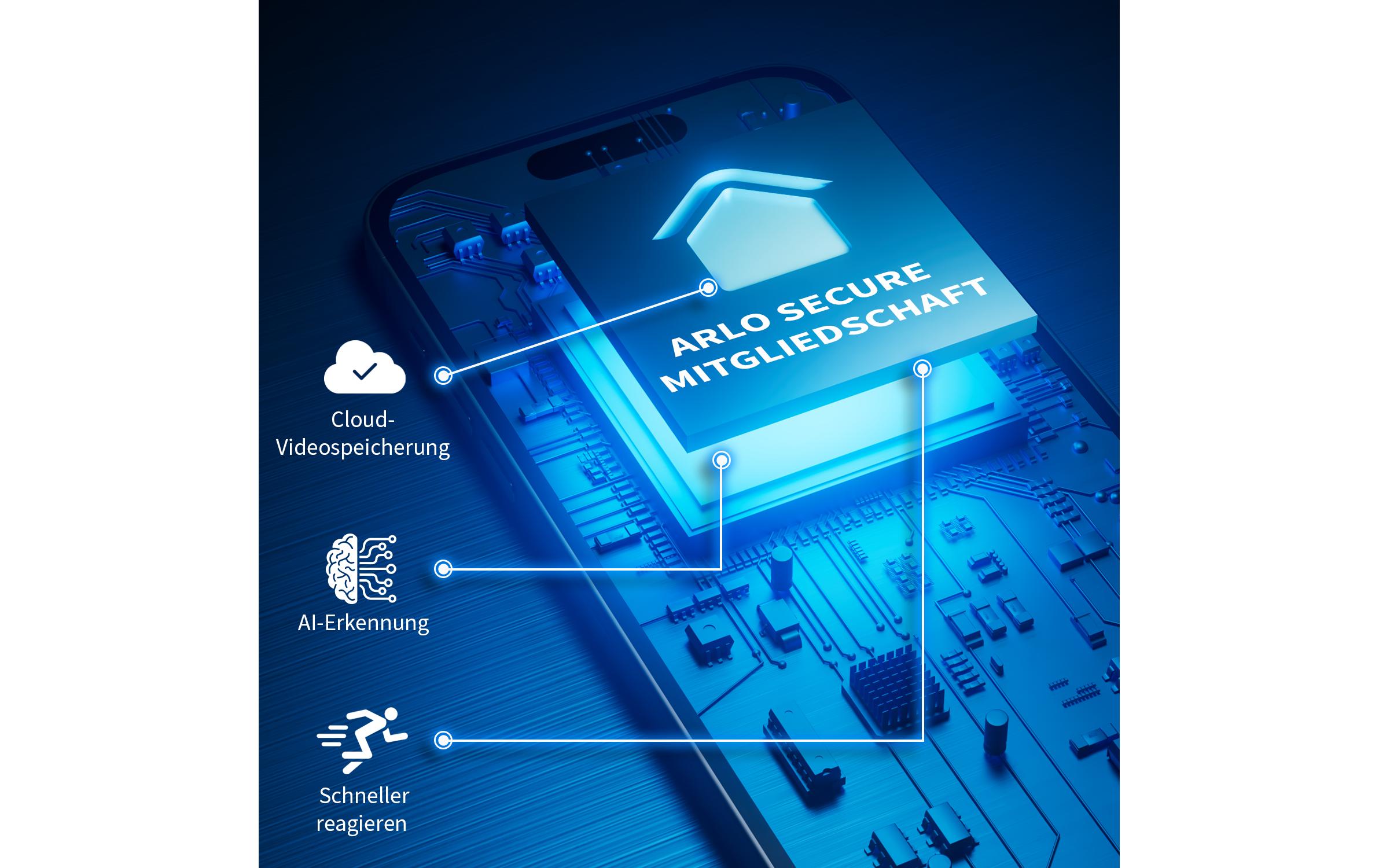 Arlo Essential Outdoor 2K (Gen 2) VMC3250 Weiss, 2er Set Arlo Essential Outdoor 2K (Gen 2) VMC3250 Weiss, 2er Set