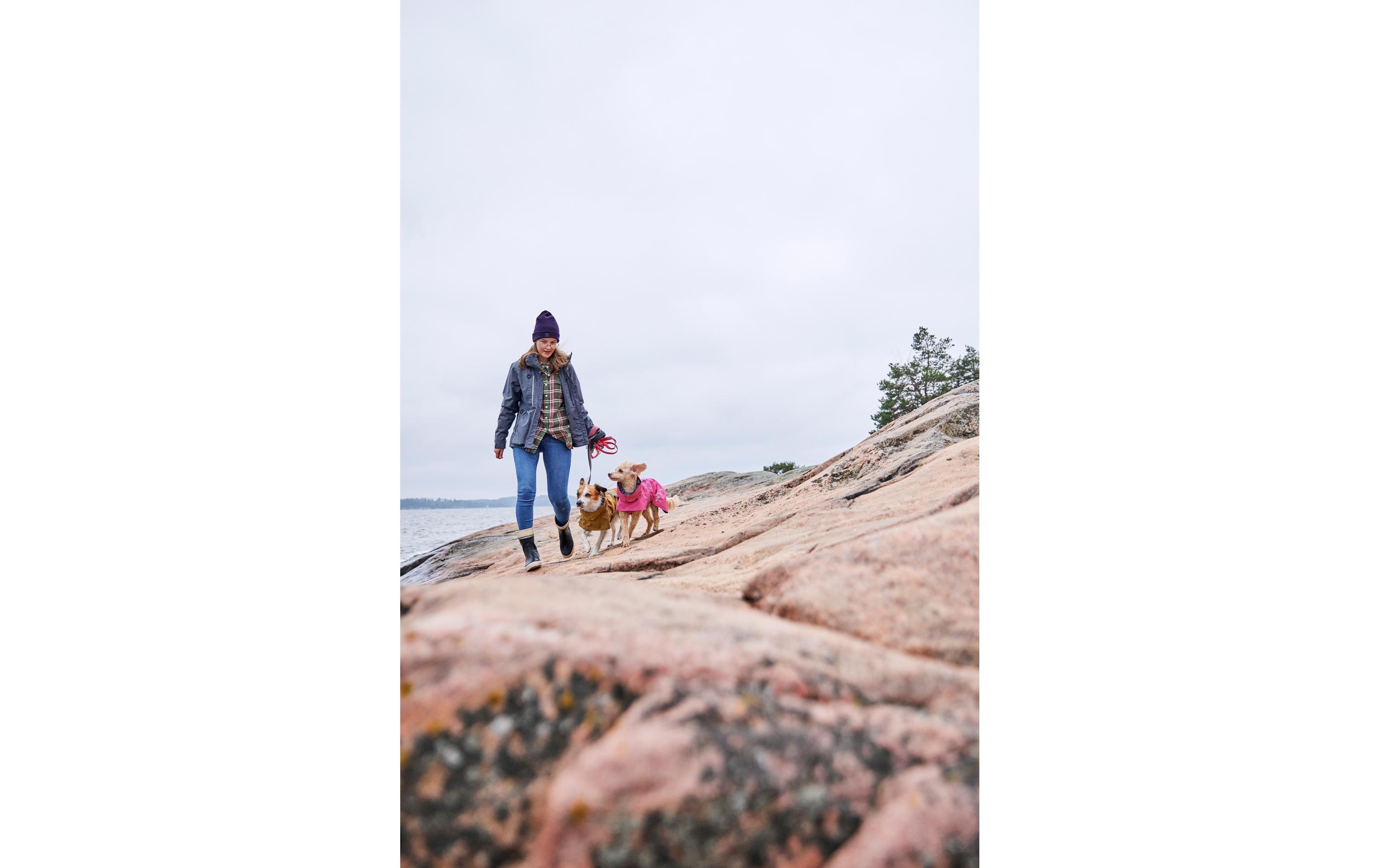 HURTTA Regenmantel Monsoon V2 Eco Pink, 35 cm