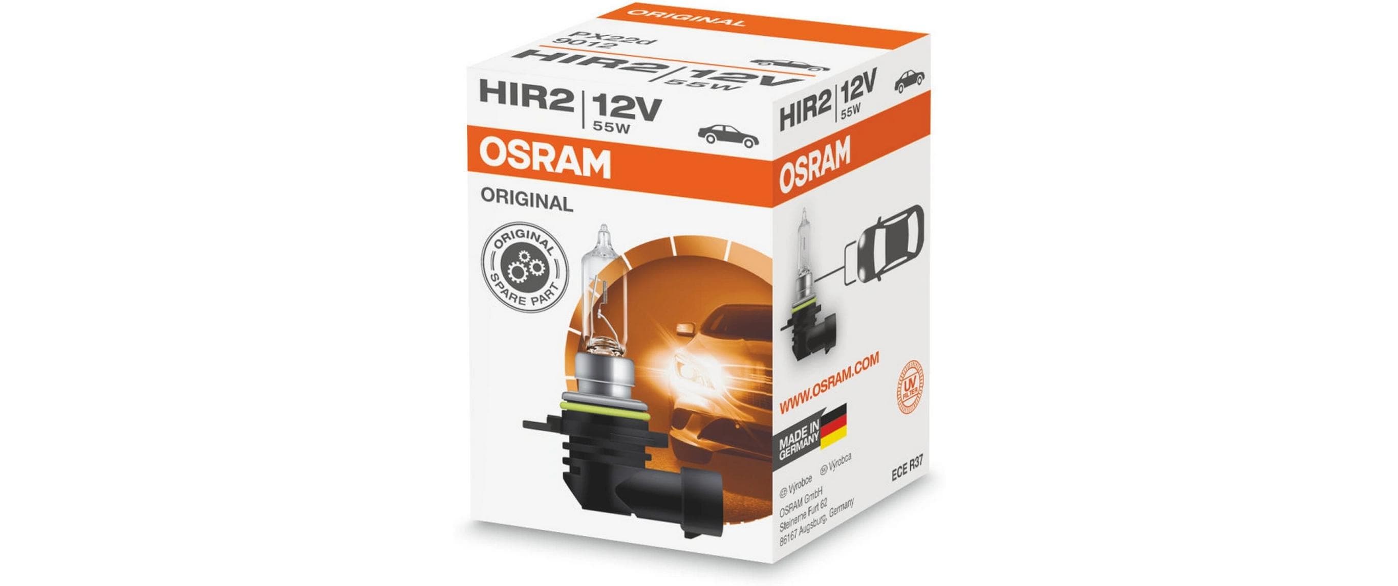 OSRAM HIR2 12V/55W PX22D PKW OSRAM HIR2 12V/55W PX22D PKW