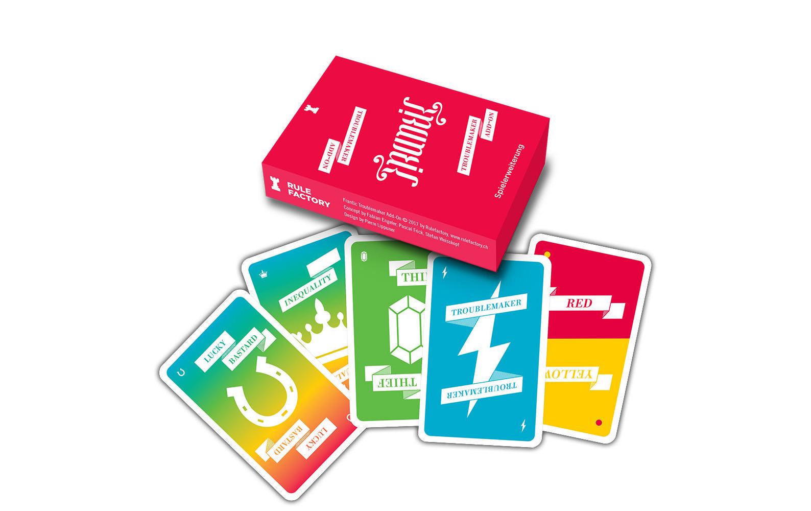 Carta.Media Kartenspiel Frantic Troublemaker Erweiterungsset