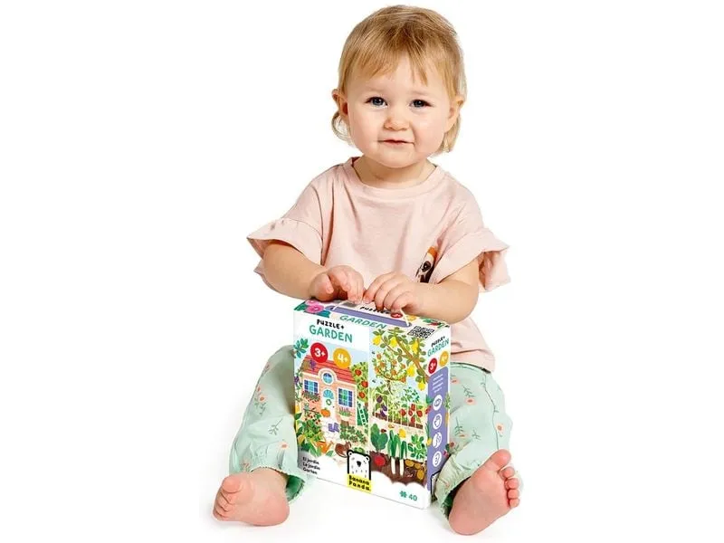Banana Panda Puzzle + Garten Garten Puzzle Pappe 40 Teile Banana Panda Puzzle + Garten Garten Puzzle Pappe 40 Teile