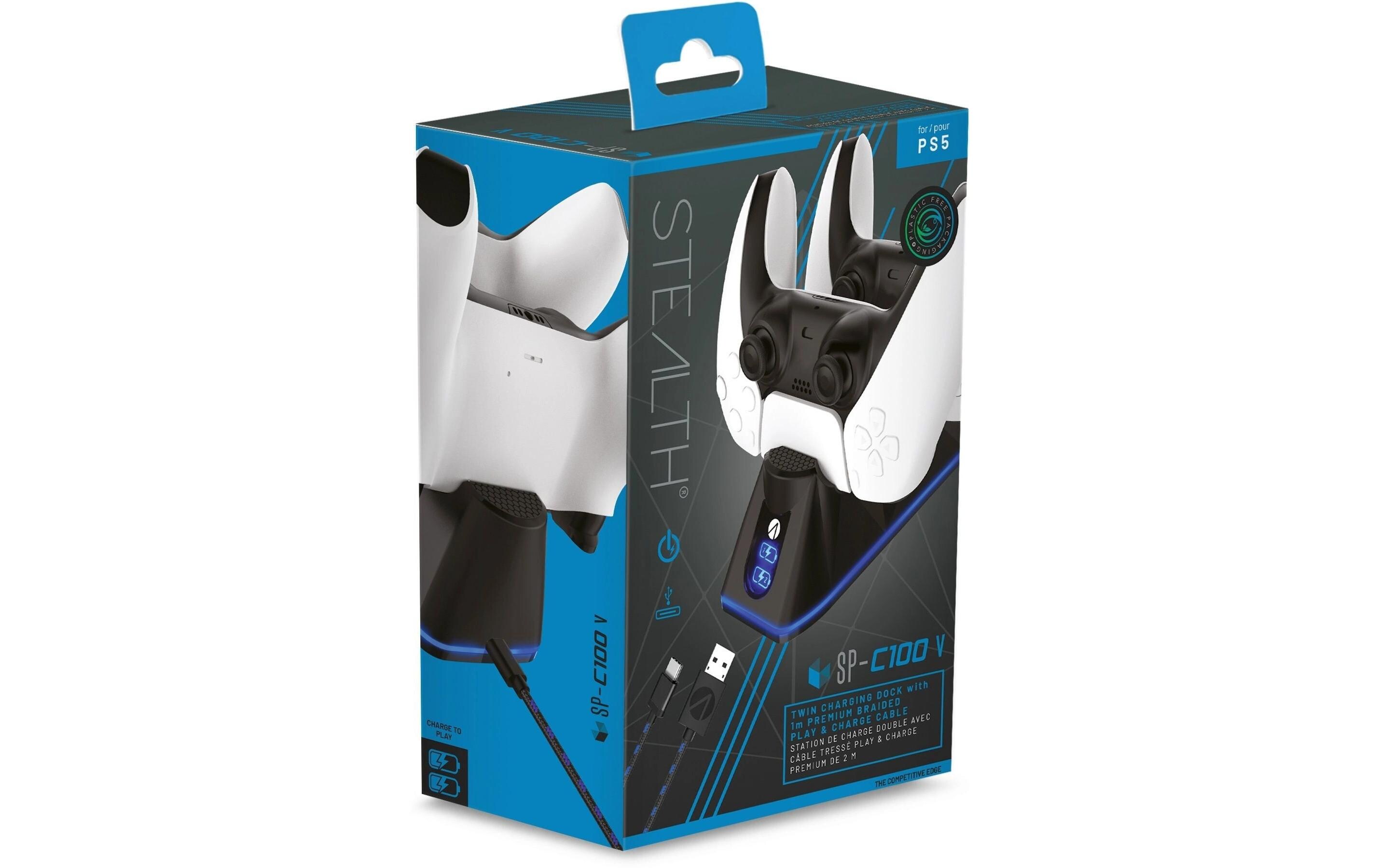 Stealth-Gaming Ladestation SP-C100 V Twin + Charge Cable