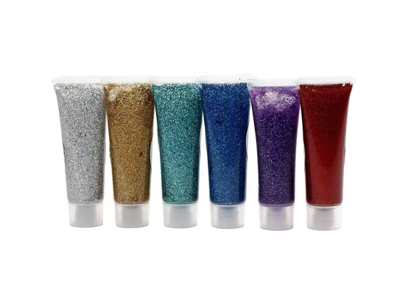 Eulenspiegel Schminkfarbe Glitzer 6 x 18 ml Eulenspiegel Schminkfarbe Glitzer 6 x 18 ml