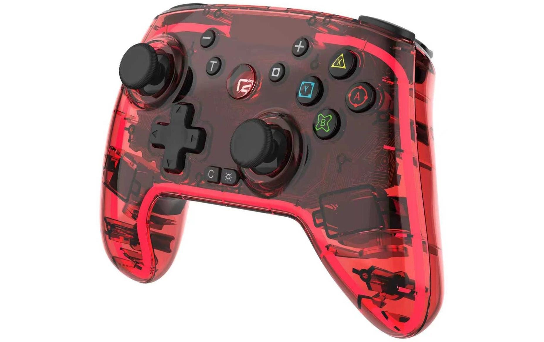 GAME Controller Pro Pad X2 LED Edition Rot für NSW 2
