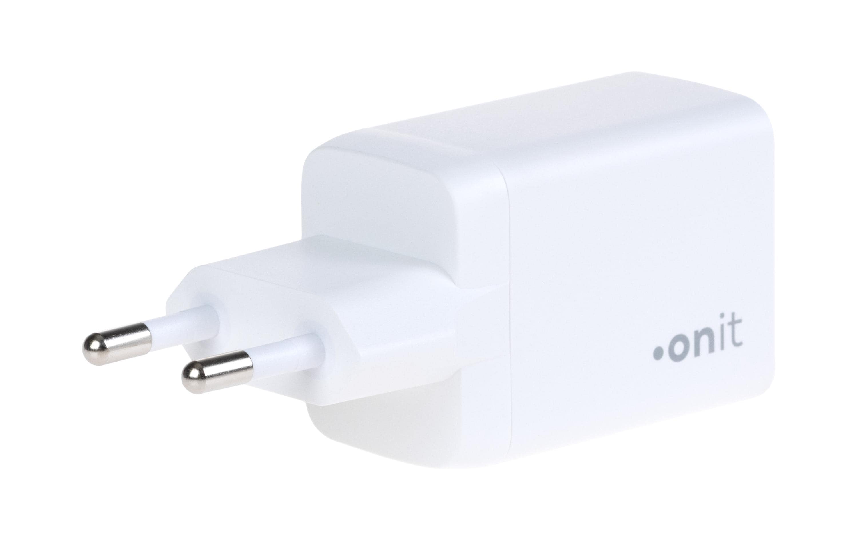 onit USB-Wandladegerät PD25W + QC3.0 Weiss