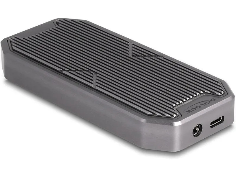 Delock Externes Gehäuse M.2 NVMe PCIe SSD USB 3.2 Type-C 20 Gbps