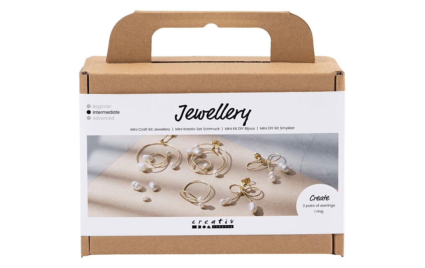 Creativ Company Schmuck Bastelset Drahtohrringe Vergoldet Creativ Company Schmuck Bastelset Drahtohrringe Vergoldet