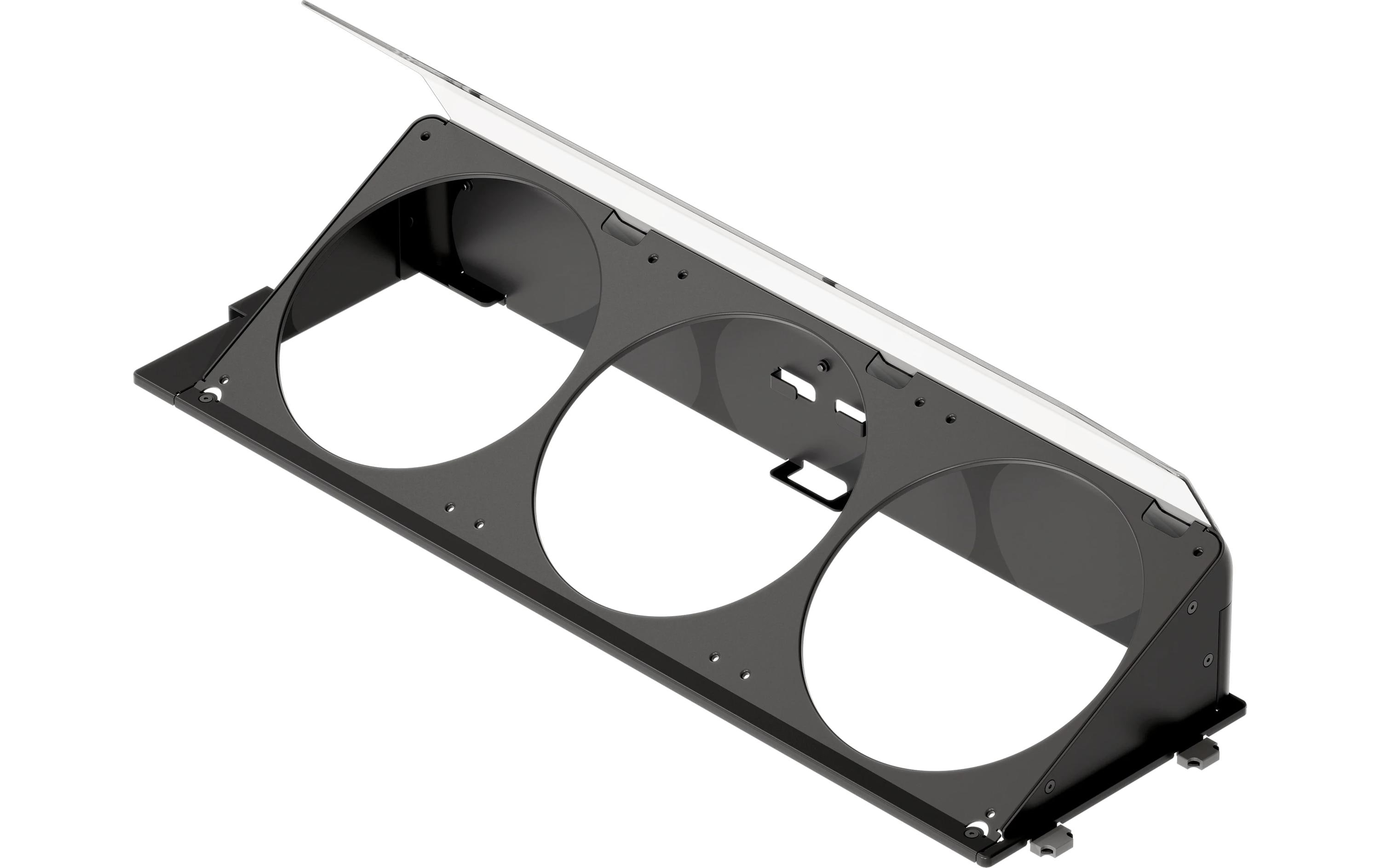 HAVN HS 420 Angled Bottom Fan Bracket Schwarz HAVN HS 420 Angled Bottom Fan Bracket Schwarz