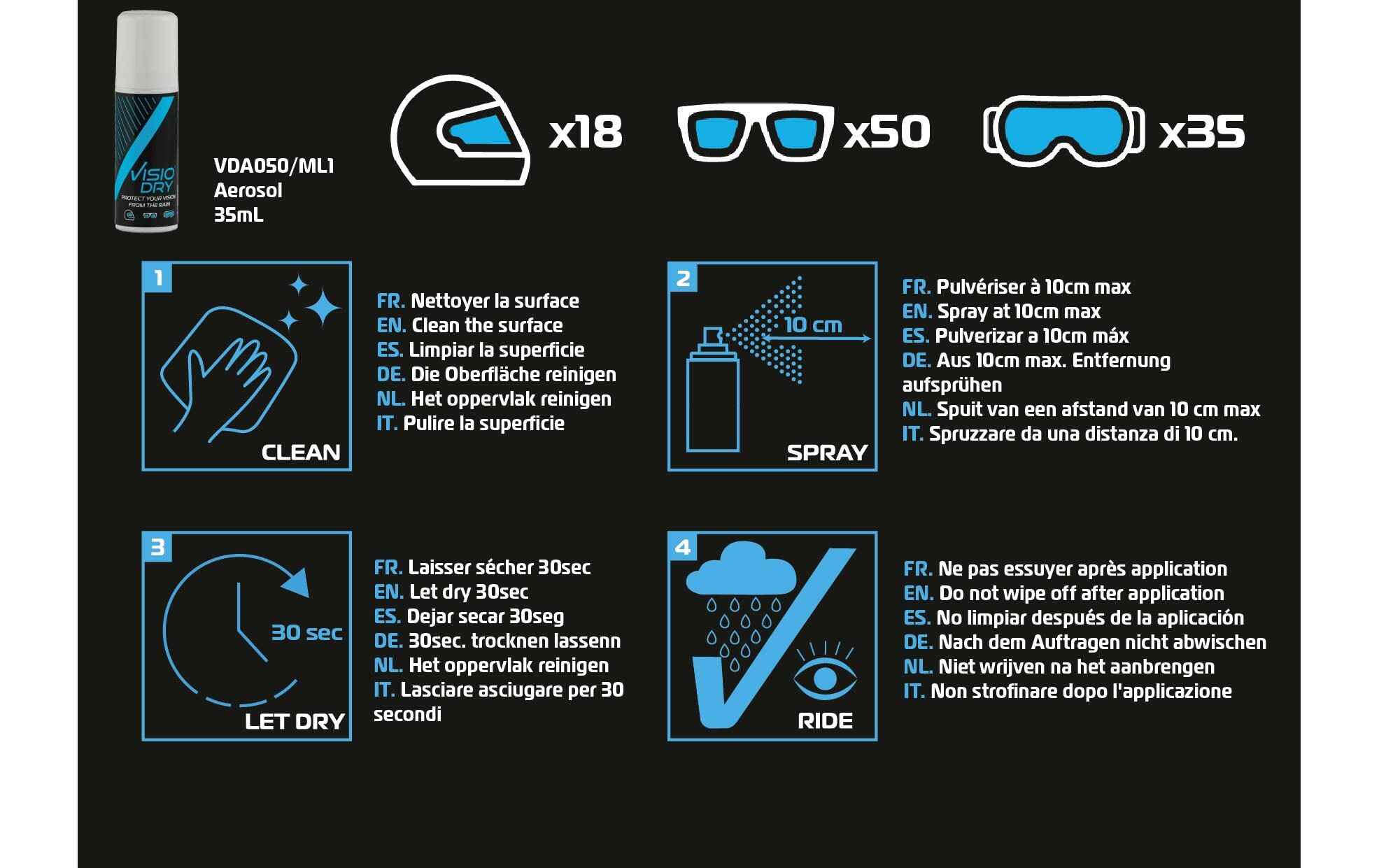 Visio Dry Anti-Rain AEROSOL 35 ml