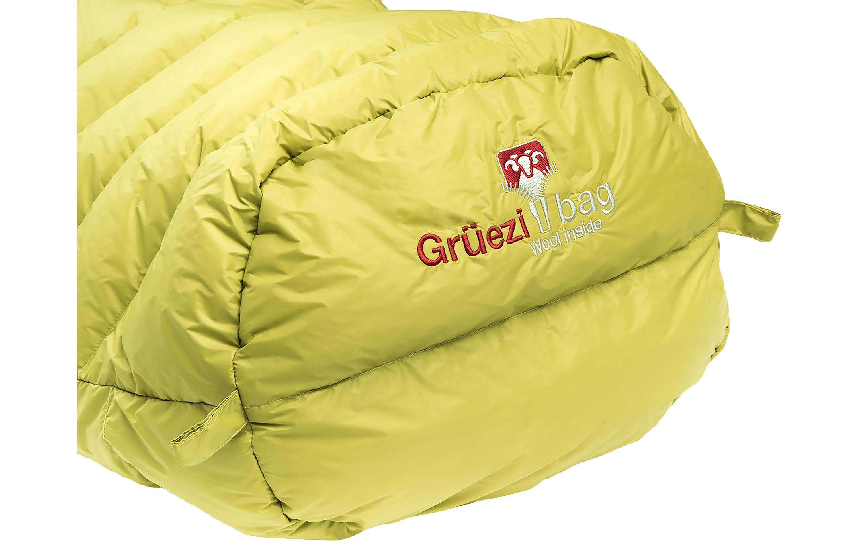 Grüezi Bag Schlafsack Biopod DownWool Extreme Light 185 Warm Olive