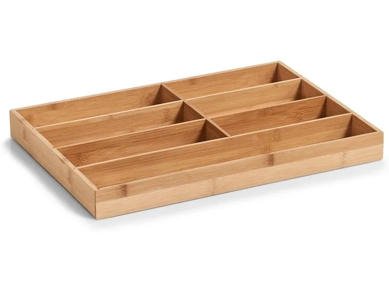 Zeller Present Besteckkasten Bamboo Braun Zeller Present Besteckkasten Bamboo Braun