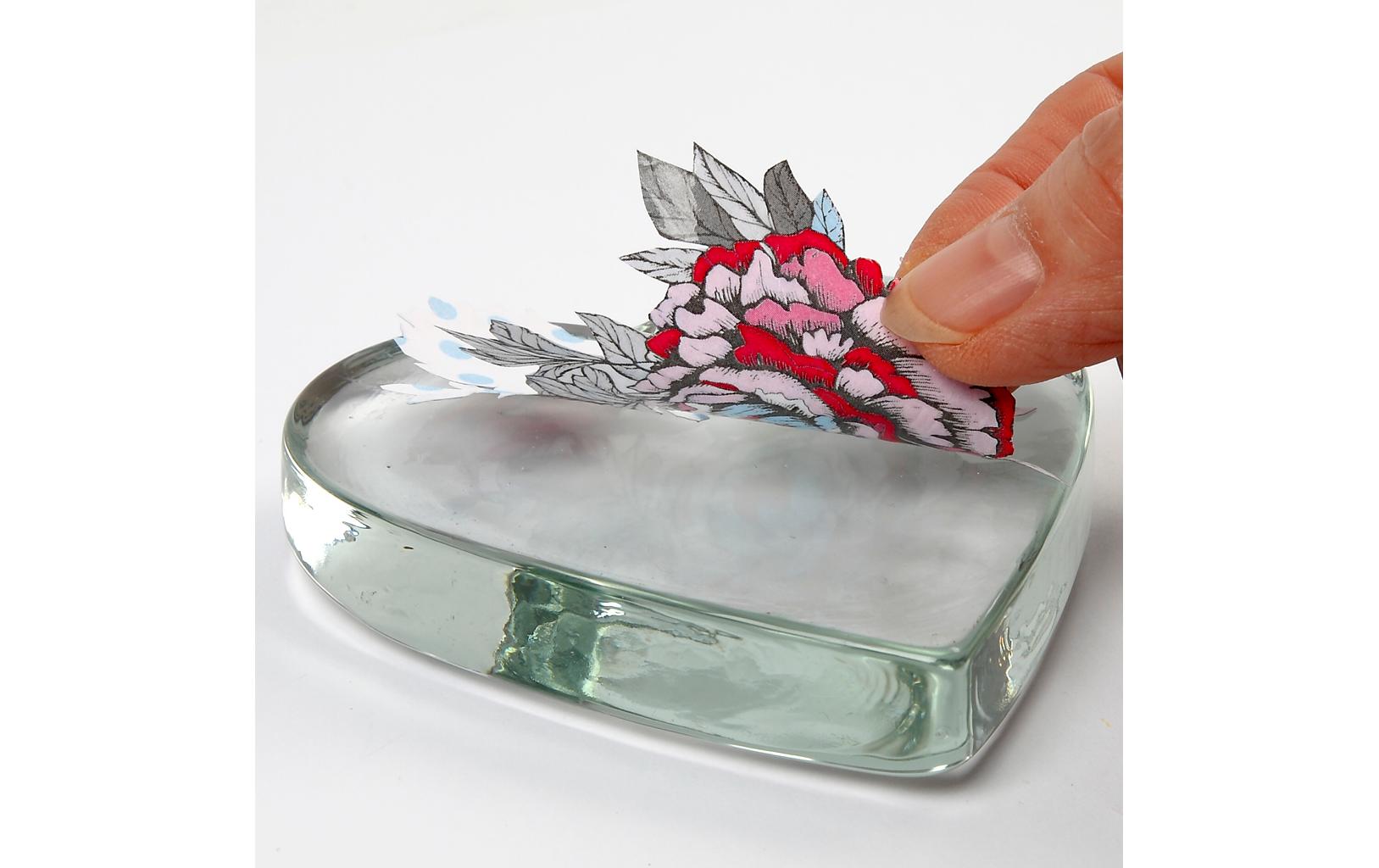 Creativ Company Glasherz 10 x 9 cm, 1 Stück